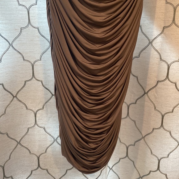 JS Boutique for Pea in a Pod maternity ruched embellished cocktail dress, Small - Picture 6 of 8